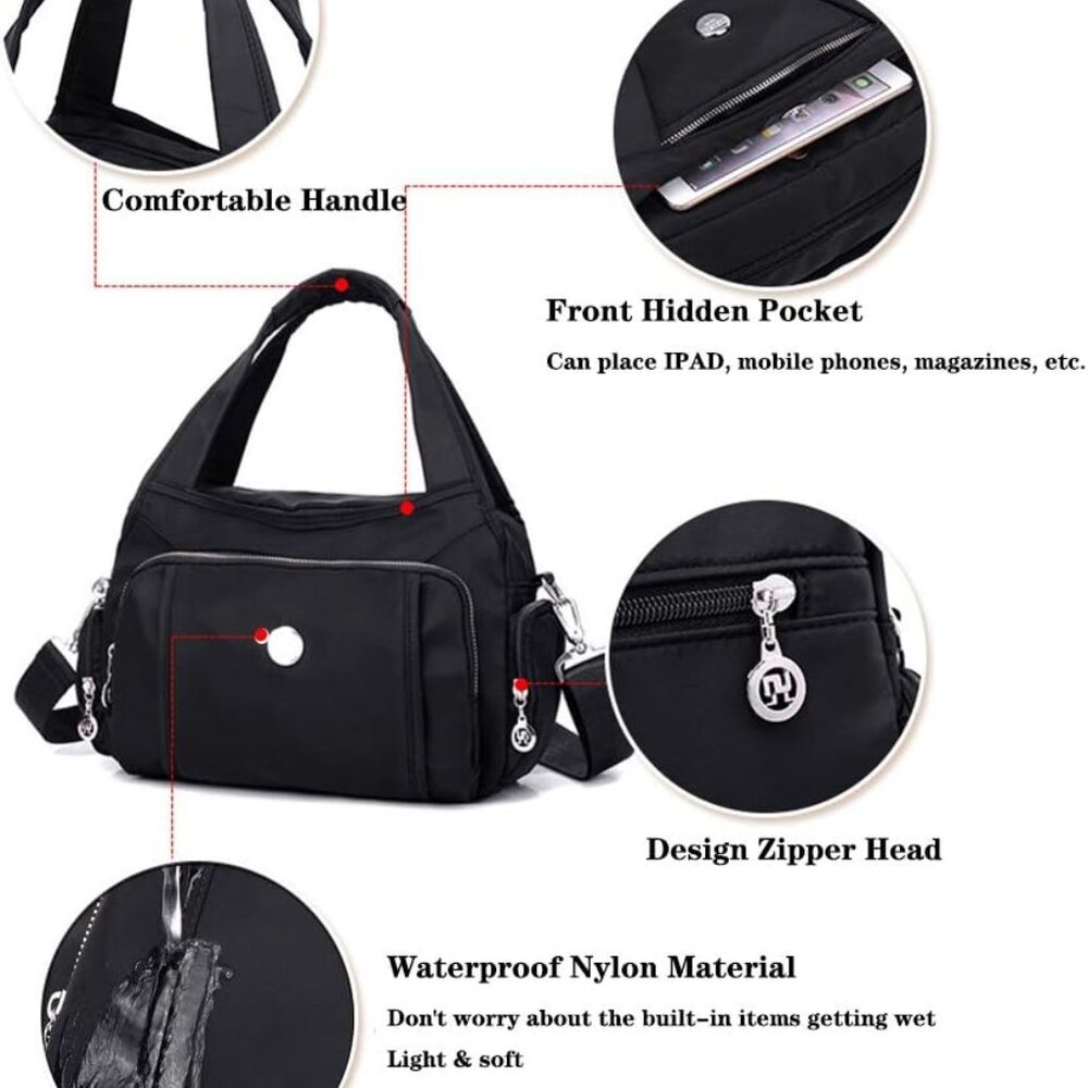 Versatile Lightweight Crossbody Bag - Waterproof … - image 5
